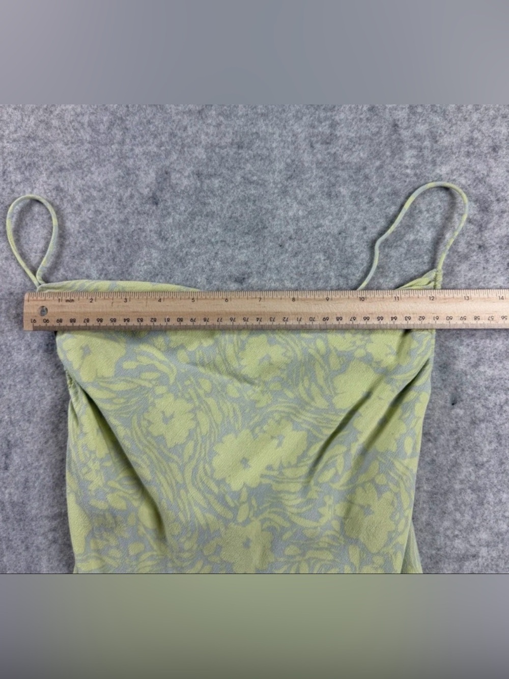 RVCA Women’s Allover Floral Printed Mint Green Backless Strappy Mini Dress Small - Picture 7 of 12